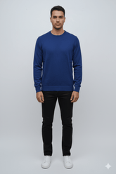 MENS BASIC BLUE SWEATER - Smgarment's